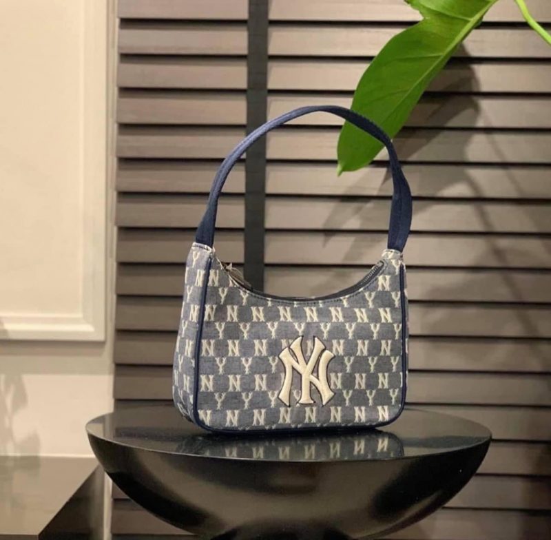 mlb jacquard monogram cross bag