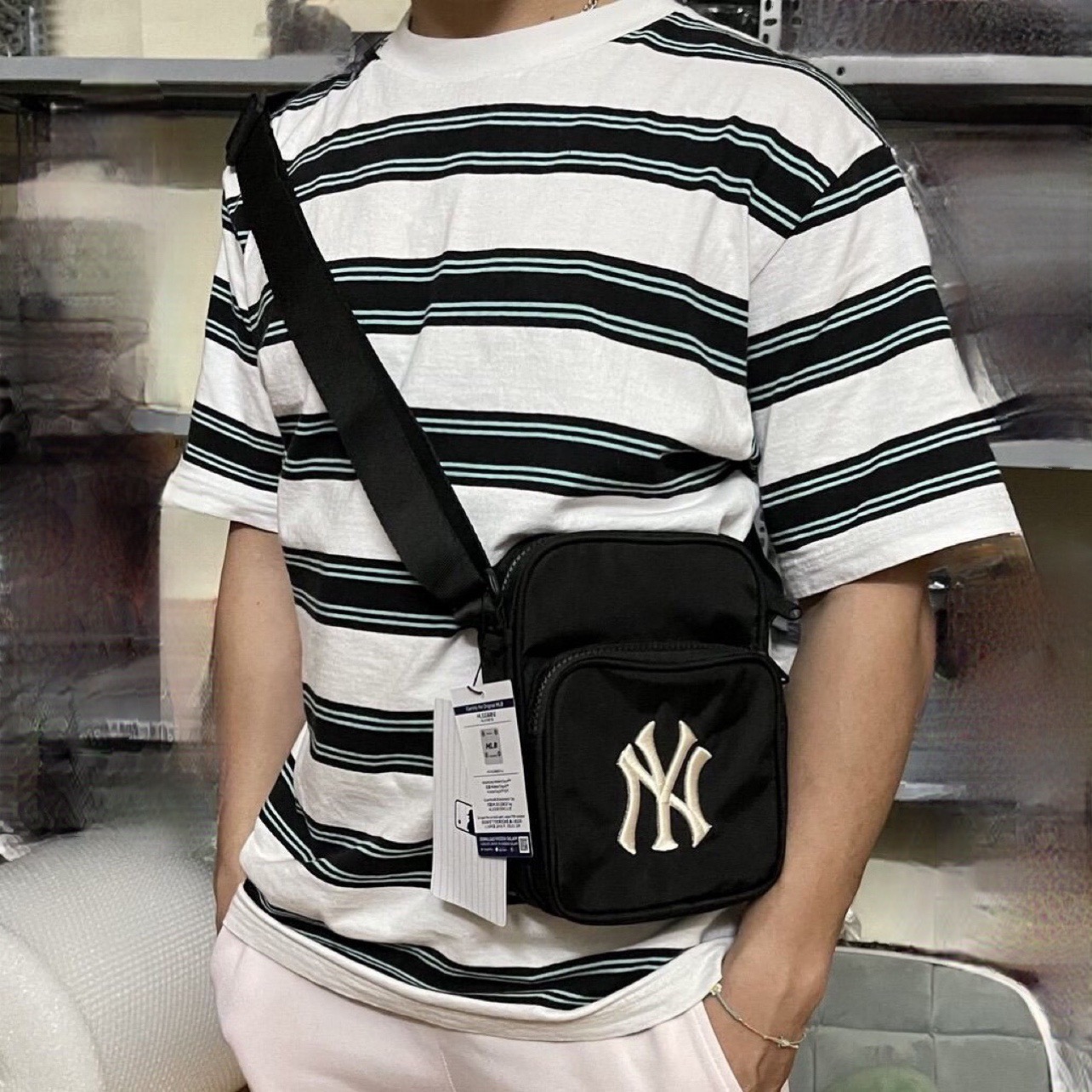 New era MLB Side Bag New York Yankees Black