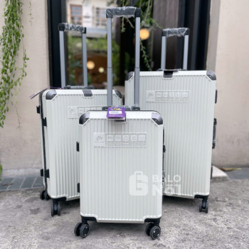 Vali Travelking Khung Nhôm Khoá Sập 8003