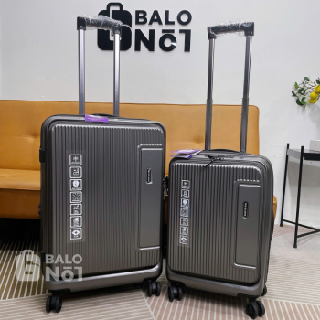 Vali Travelking Nhựa PC Ngăn Laptop 8088